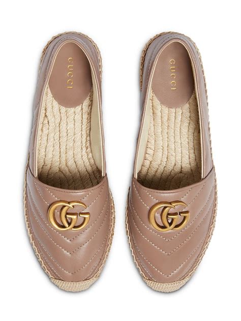 gucci pink leather espadrilles|gucci espadrilles farfetch.